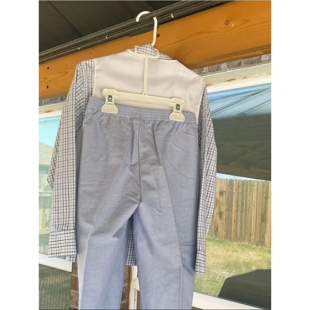 Take 50% OFF- Izod Light Blue Boys' Vest, Shirt & Pants 3-Piece Set, Size-6